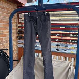 Prana Brion Pants Mens 30x36 Dark Gray Performance Stretch 5 Pocket Hiking